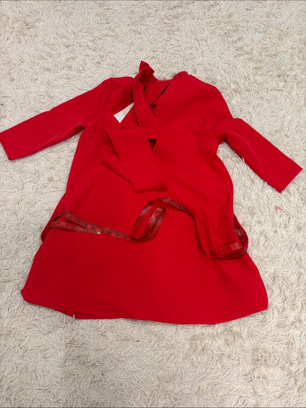 Tuckernuck Red Ruffle-Neck Mini Dress - Picture 11 of 11